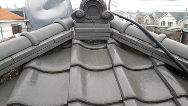 さいたま市浦和区にて屋根修理〈築40年瓦屋根の漆喰メンテナンス〉の施工前写真
